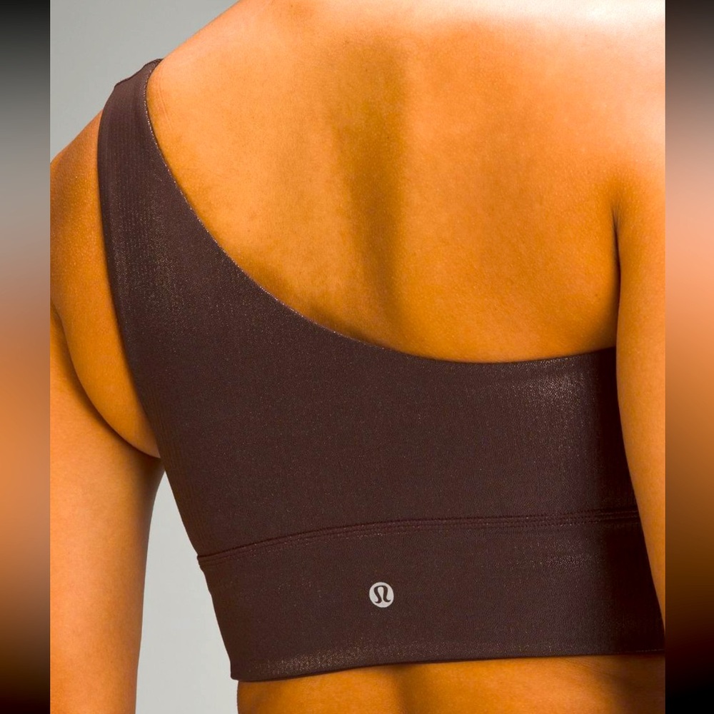 LULULEMON ALIGN ASYM RIB BRA C/D SHINE NWT - Picture 3 of 5